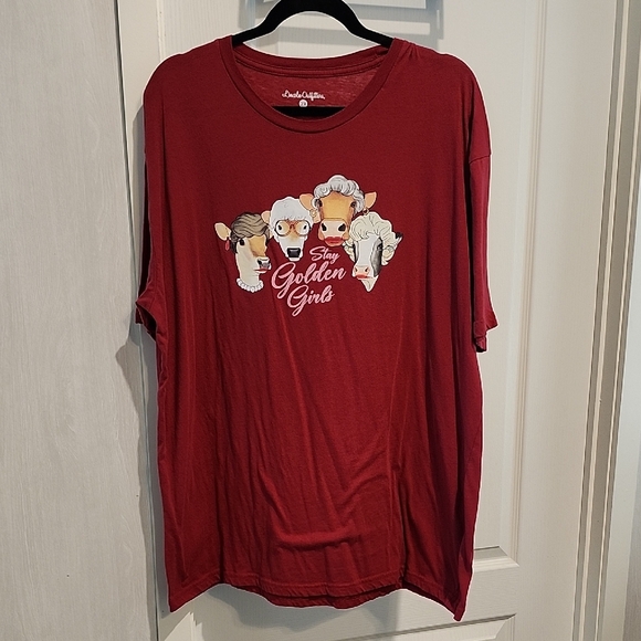 Lincoln Outfitters "Stay Golden Girls" Cow Graphic T-Shirt 2X - Picture 1 of 5